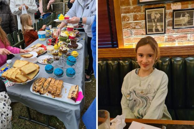 Glasgow Times: 7-year-old Daisy Chapman raises money for Newsquest Ukraine Appeal with bake sale.