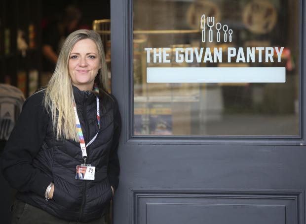 Glasgow Times: Viv Sawers is the chief officer at Govan Help, which runs the food pantry. She said people are struggling with the basic costs of living.