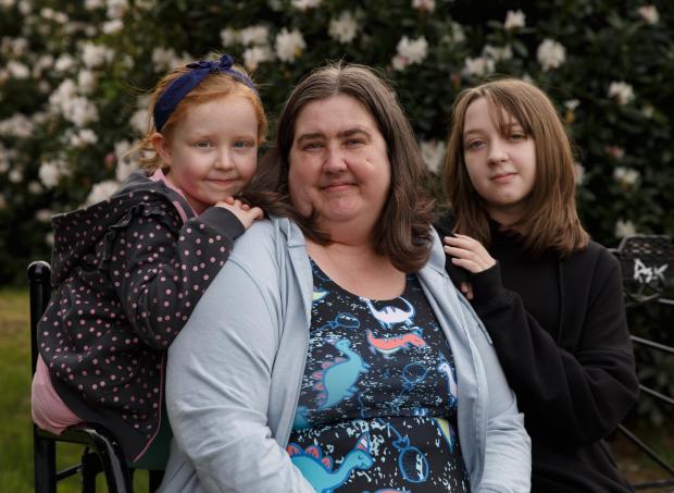 Glasgow Times: Laura Milby with her daughters