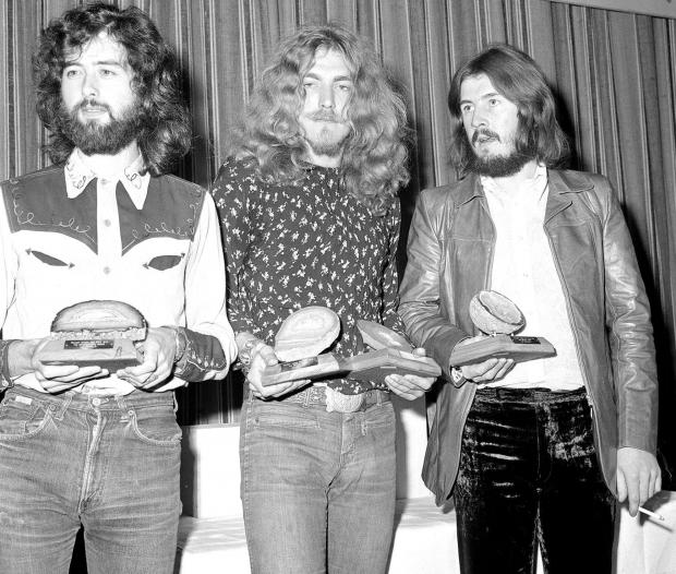 Glasgow Times: Led Zeppelin, 1970. PA/PA Wire