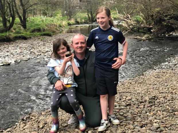 Glasgow Times: David was with his kids when the accident happened