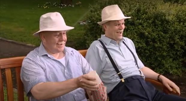 Glasgow Times: At the end of the "Hot Seat" episode of Still Game, Jack and Victor finally get to sit on the "number one bench".