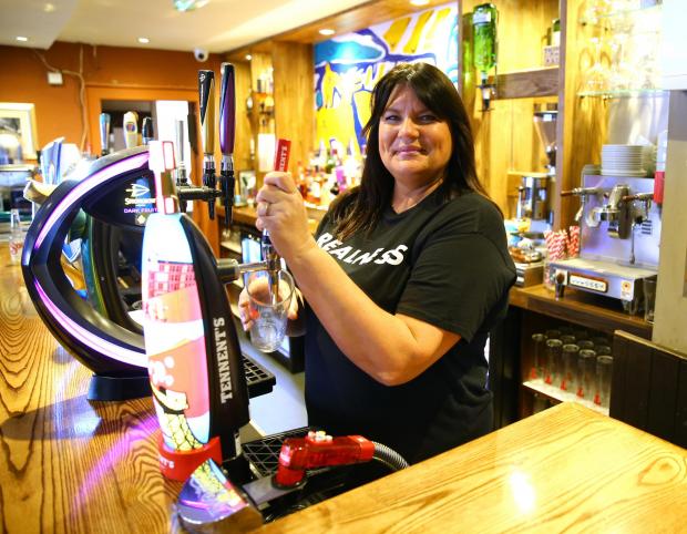 Glasgow Times: Jennifer Louden, bar staff at the Park Bar.