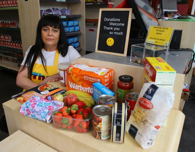 Glasgow Times: Tracy pictured with what members can get for £2.50