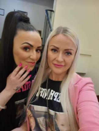 Glasgow Times: Stephanie and her sister fundraising 