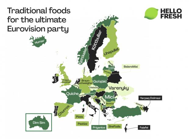 Glasgow Times: Traditional European foods by country from HelloFresh. Credit: HelloFresh