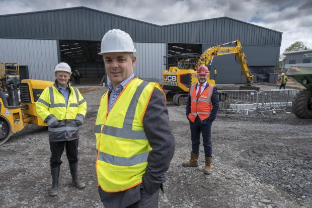 Glasgow Times: Pictured: Grant Edmondson, Commercial Director at Hillington Park, Mike Crees, Managing Director of T.Quality and Matt White, Director, EPC Associates 