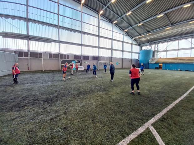 Glasgow Times: Parkinson's Walking Football
