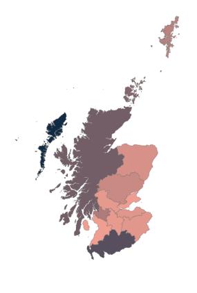 Glasgow Times: Data as of December 2021 shows that midwifery vacancy rates were highest in the Western Isles, Dumfries and Galloway and Highland with, respectively, 19%, 13% and 11% of posts unfilled