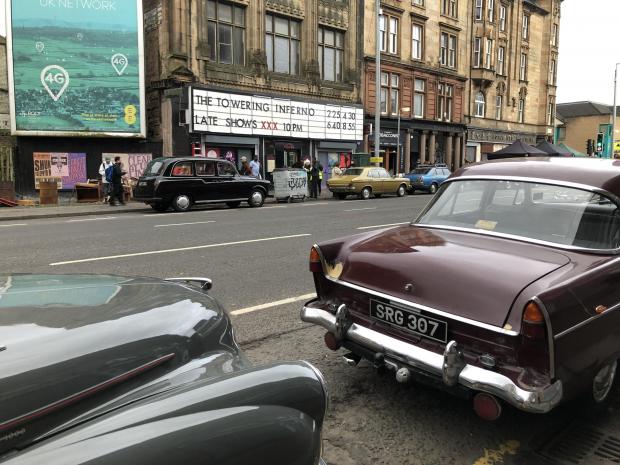 Glasgow Times: Businesses on Bridge Street were turned into a cinema.