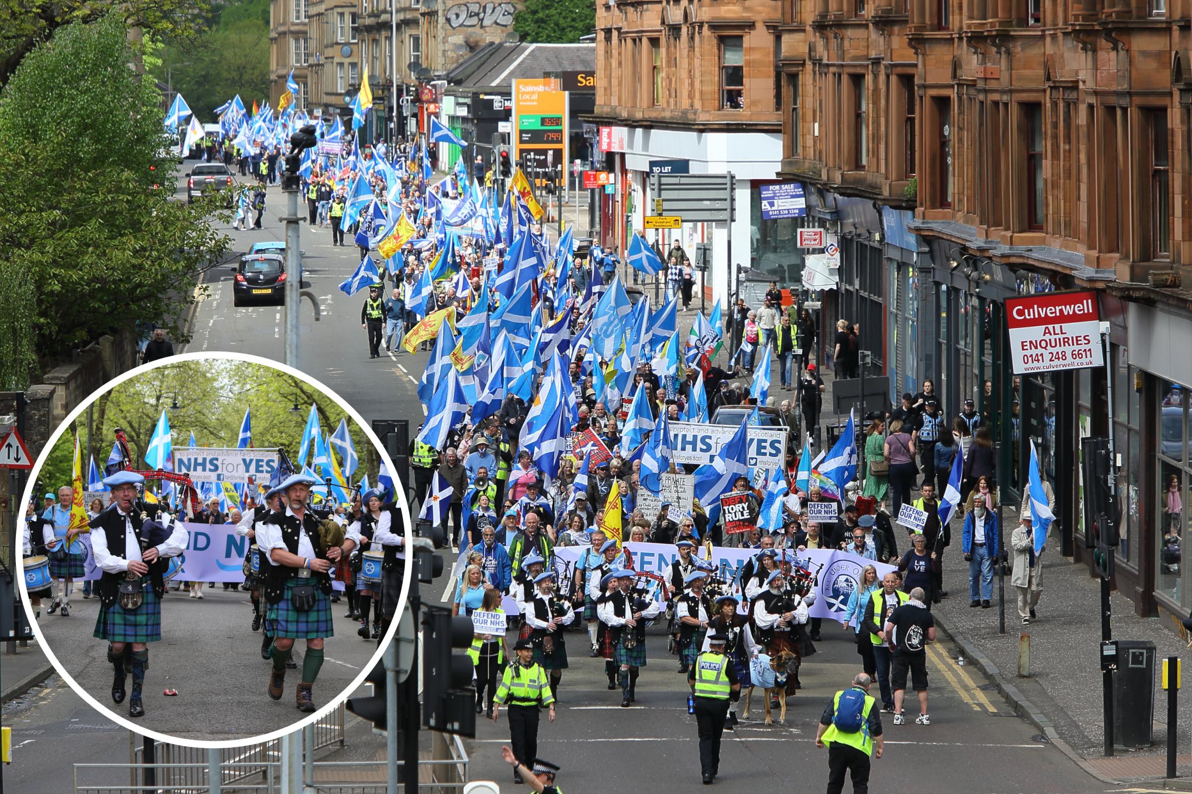 In pictures: Hundreds take part in All Under One Banner March in Glasgow
