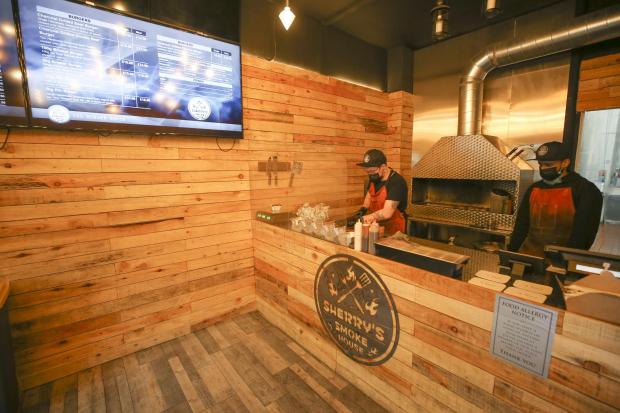 Glasgow Times: Pictured: Inside Sherry's Smokehouse
