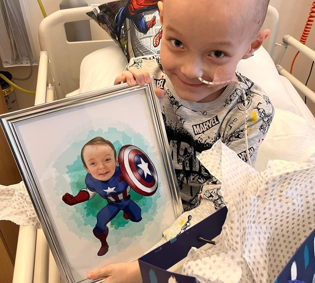 Friends rally round Lenzie boy who is battling brain cancer