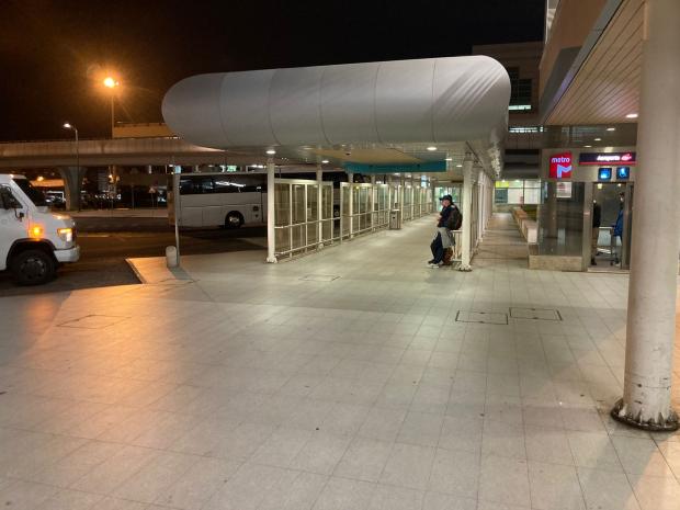 Glasgow Times: Waiting for the bus in Lisbon Airport