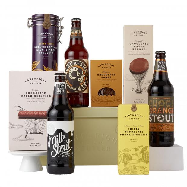 Glasgow Times: The Chocolate & Beer Hamper. Credit: Cartwright & Butler