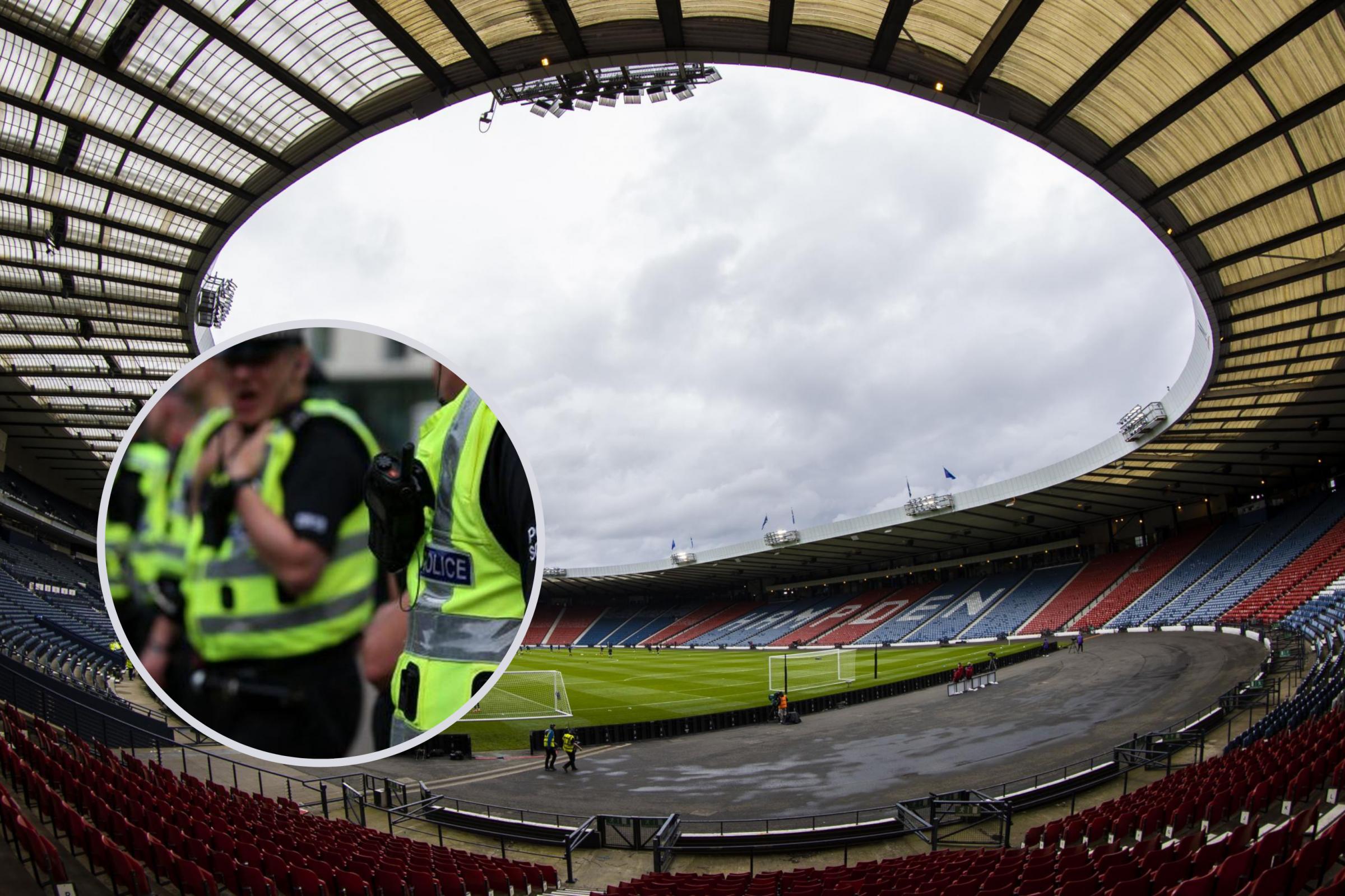 Four arrested in connection with disorders after Scottish Cup final at Glasgow's Hampden Park