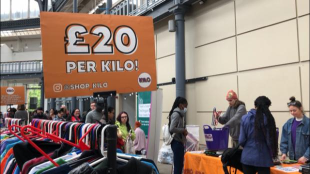 Glasgow Times: At kilo sales you are charged a fixed price per kilogram of clothes.