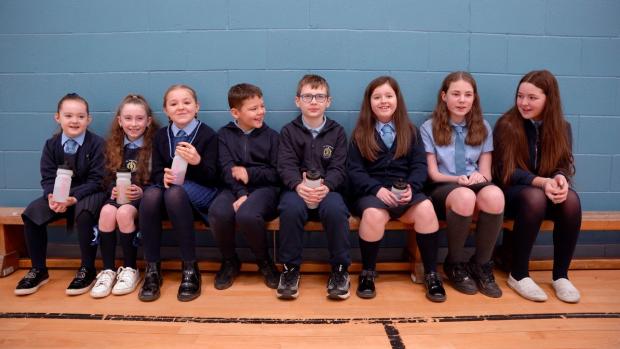 Glasgow Times: St Bernard's pupils