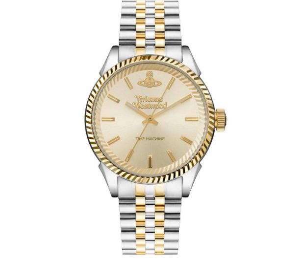 Glasgow Times: Vivienne Westwood Seymour Steel and Gold Plated Men's Watch. Credit: Beaverbrooks