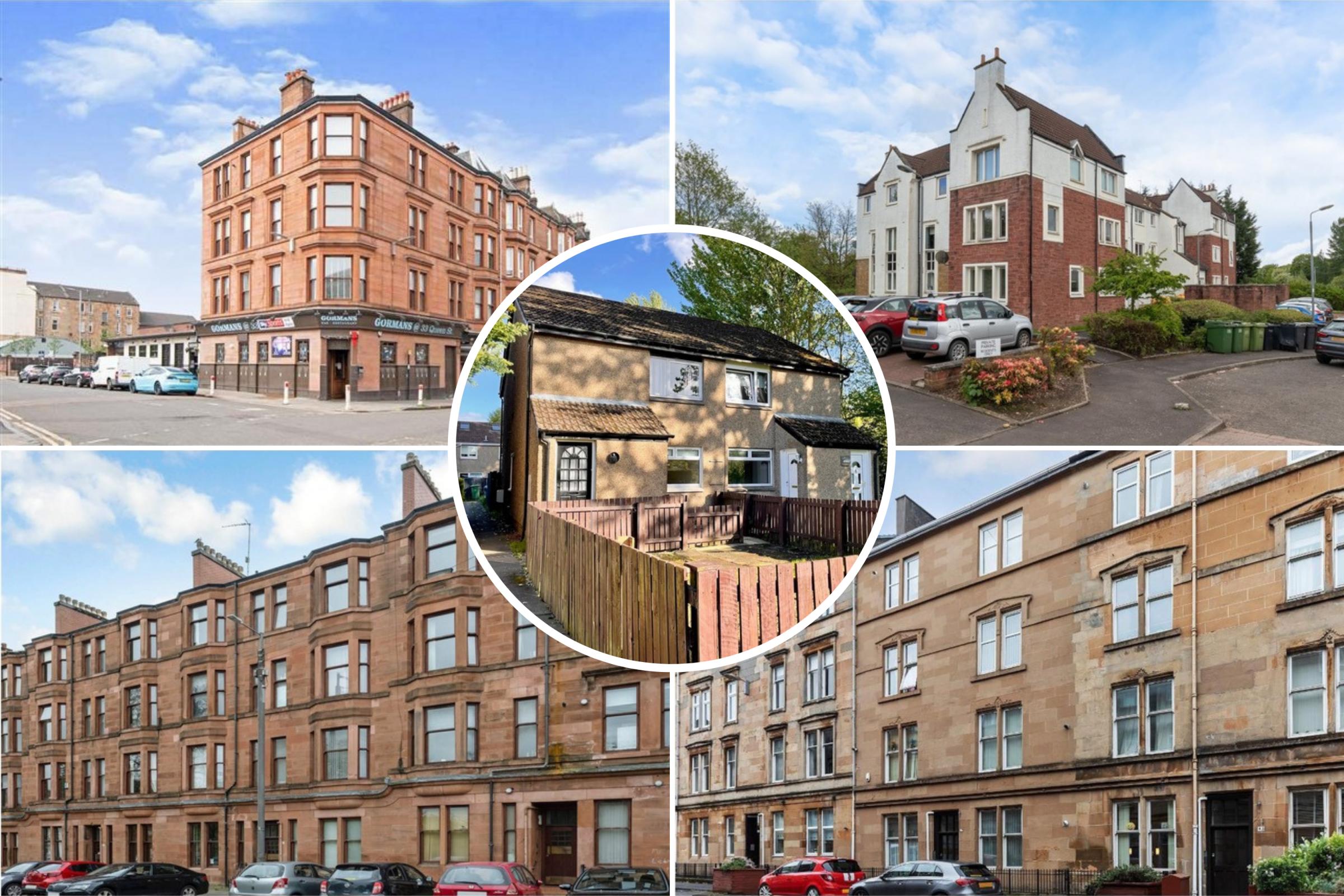 Five Glasgow flats on the market for £100k or less