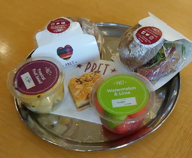 Glasgow Times: We went along and tried a few things from the Pret spring menu. Picture: NQ