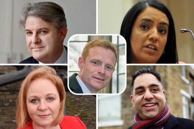 Photo shows all five of Bradford district's MPs: Philip Davies, Naz Shah, Judith Cummins, Imran Hussain and Robbie Moore.