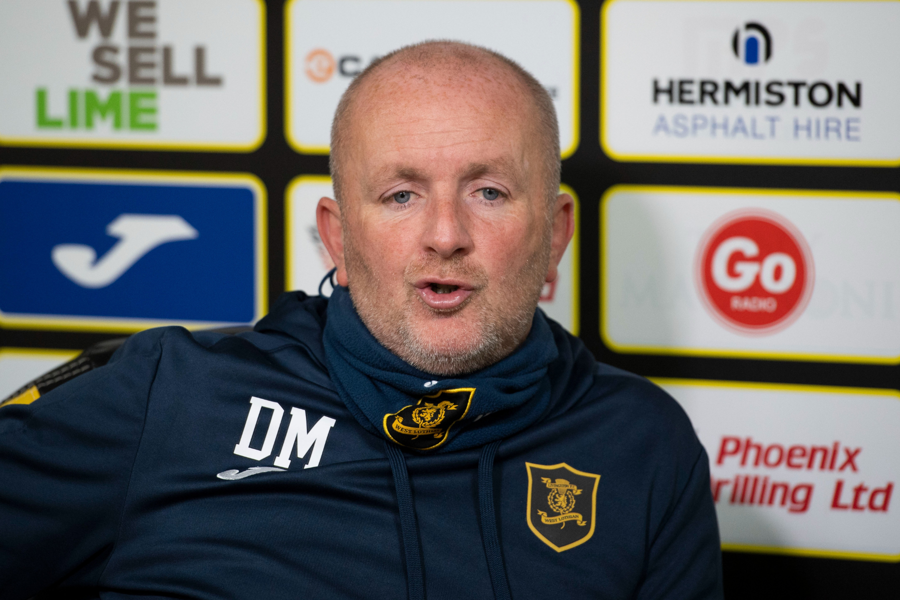 Livingston manager Davie Martindale feels for fans caught up in distressing scenes before Champions League final