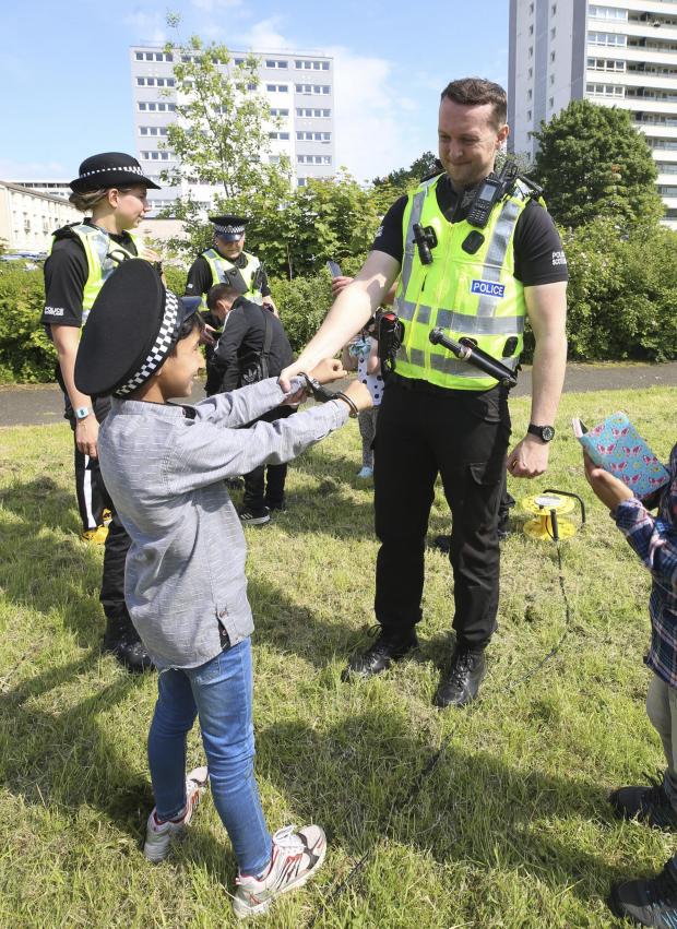 Glasgow Times: Police officers were also at the event