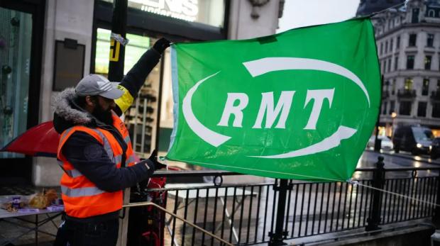 Glasgow Times: The RMT's pay dispute with Network Rail brought about the strike (PA)