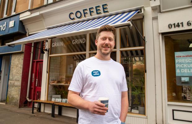 Glasgow Times: Pictured: Grain and Grind Co-owner Matthew Mustard