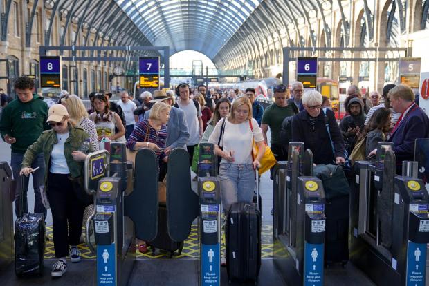 Glasgow Times: Rail passengers will face great difficulty travelling this week (PA)