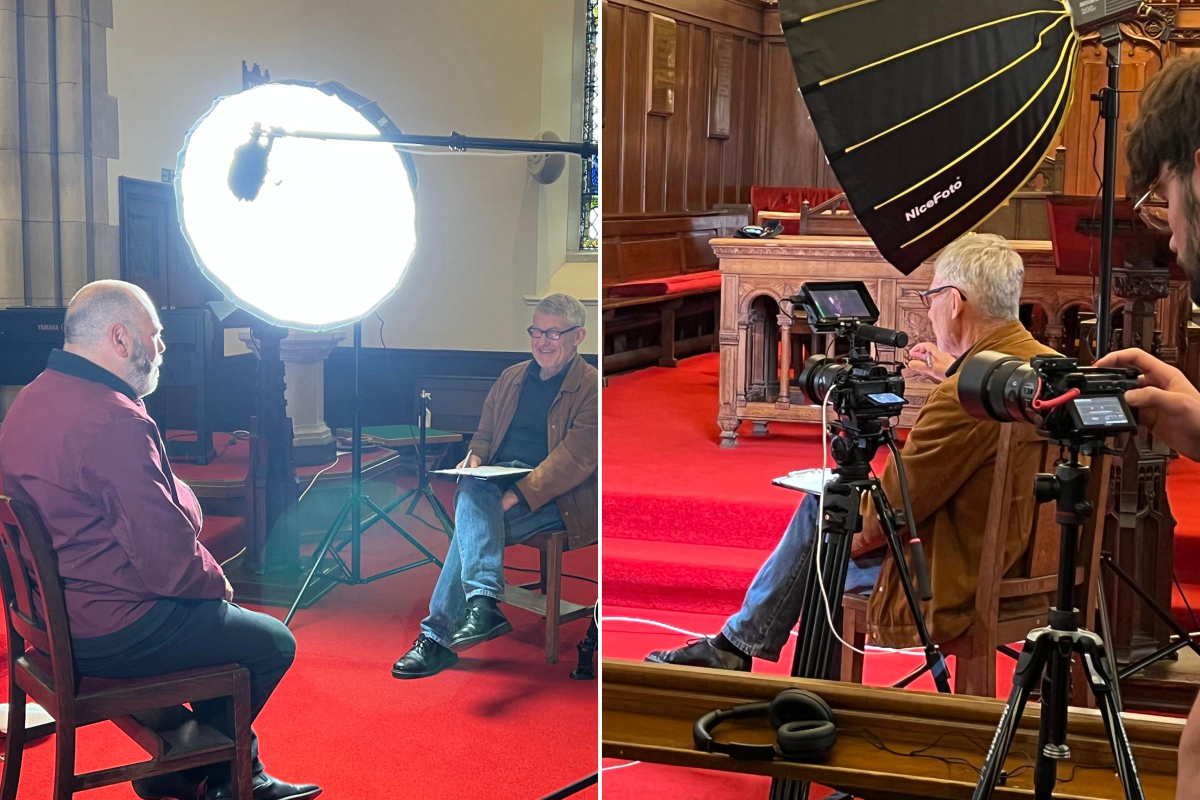 Cadder Church in Bishopbriggs welcomes Australian film crew