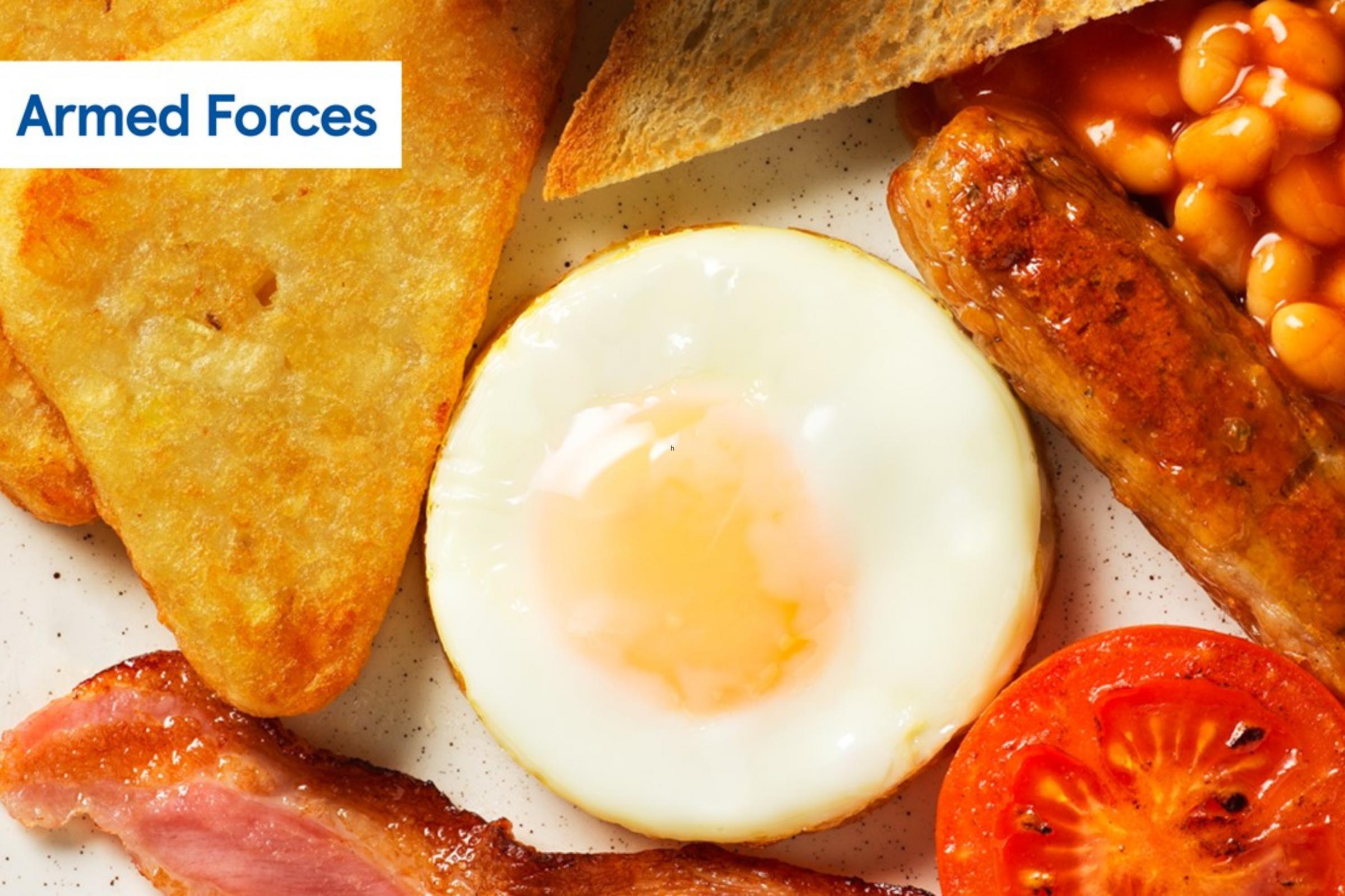 Armed Forces members get free breakfast at Tesco stores in Glasgow