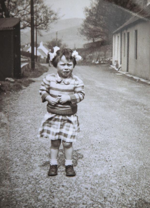 Glasgow Times: A young Eileen Hart who grew up in Springburn. Pic Gordon Terris Herald & Times