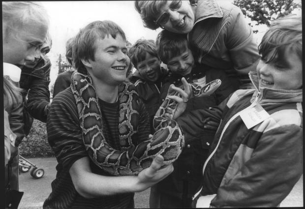 Glasgow Times: Snakes get up close and personal with some young visitors