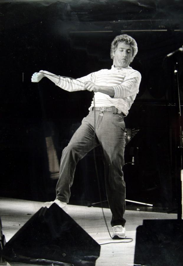 Glasgow Times: Roger Daltrey of The Who at Glasgow Apollo
1981