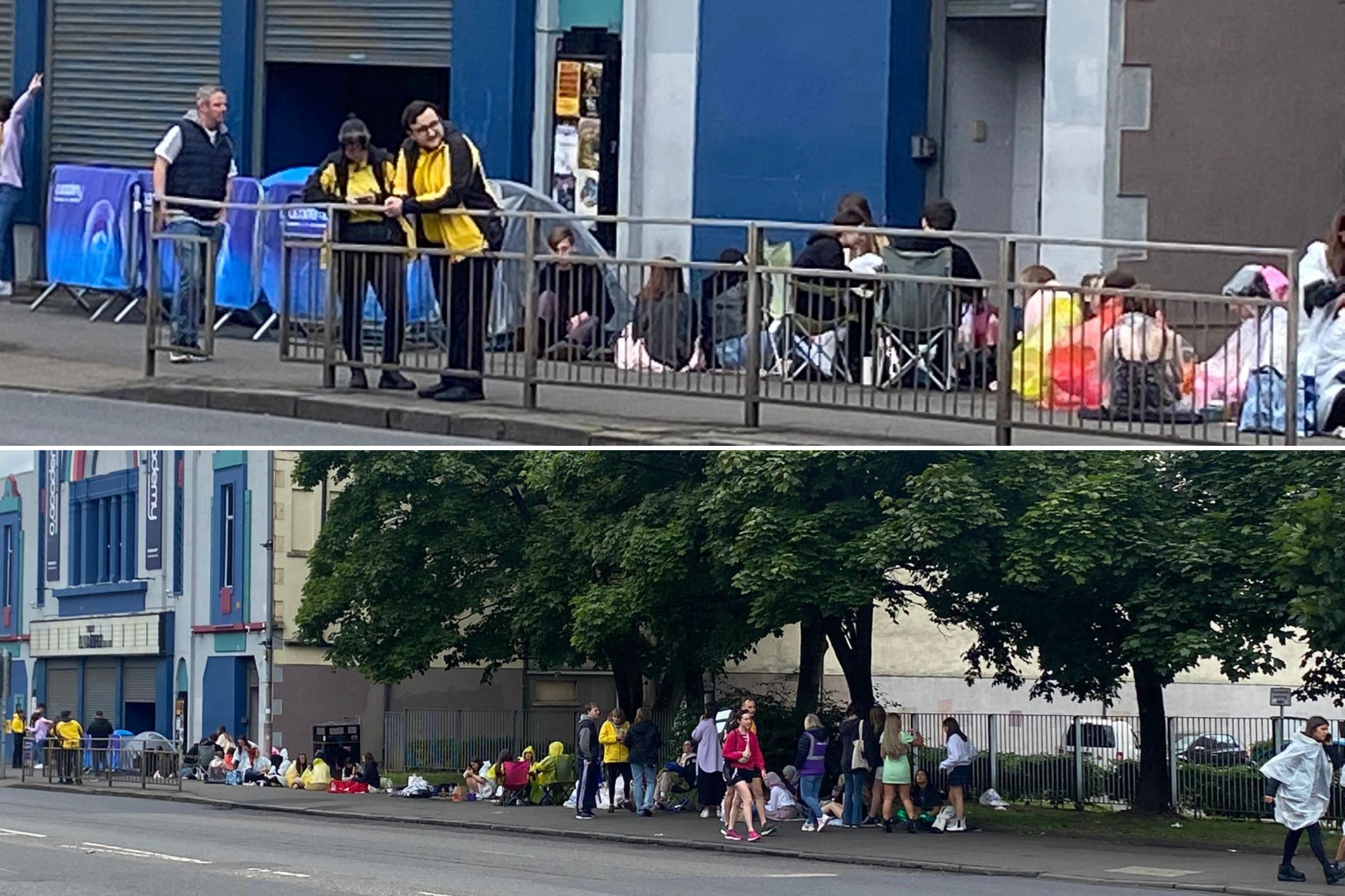 Olivia Rodrigo fans spotted camping outside O2 Academy ahead of Glasgow gig
