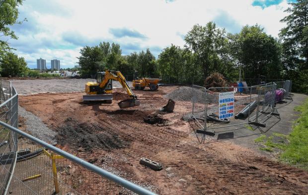 Glasgow Times: Work is underway on the site