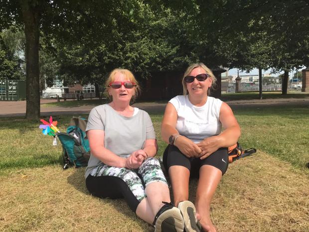 Glasgow Times: Susan Smith, 54, and Geraldine Cairns, 56