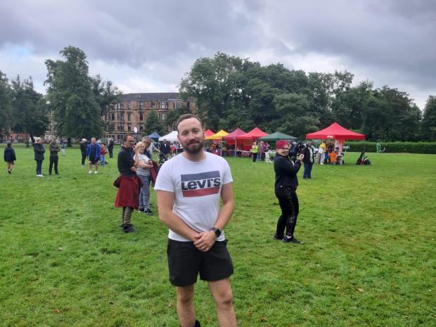 Glasgow Times: Matthew O'Donnell,28, Chairperson of Friends of Elder Park