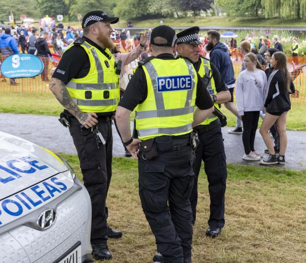 Glasgow Times: Police Scotland at the event