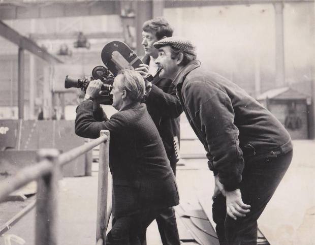 Glasgow Times: Sir Sean Connery directing The Bowler and the Bunnet (Credit - Bill Scott family)