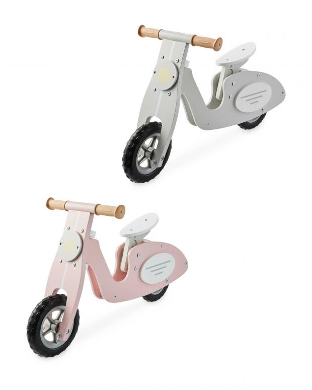 Glasgow Times: Wooden Balance Bike Scooter (Aldi)