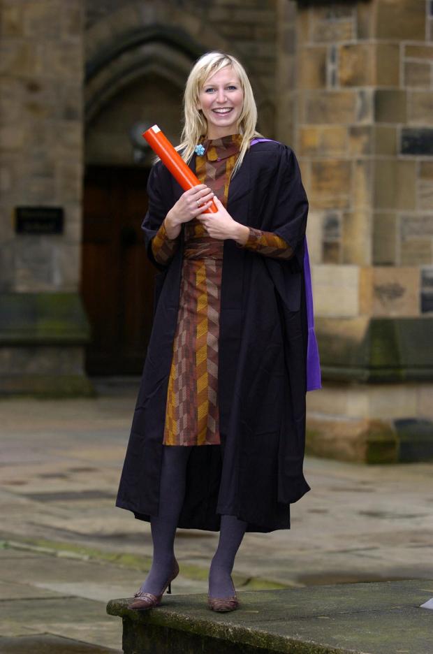 Glasgow Times: Shell Jubin's Glasgow University graduation in 2004.