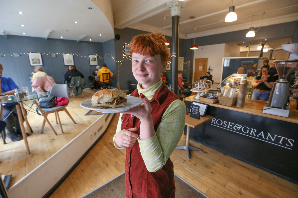The owner of Glasgow cafe Rose and Grants talks of vegan square sausage success