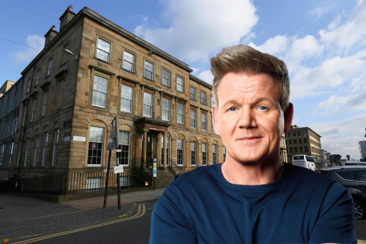 Gordon Ramsay pictured at Kimpton Blythswood Square hotel in Glasgow