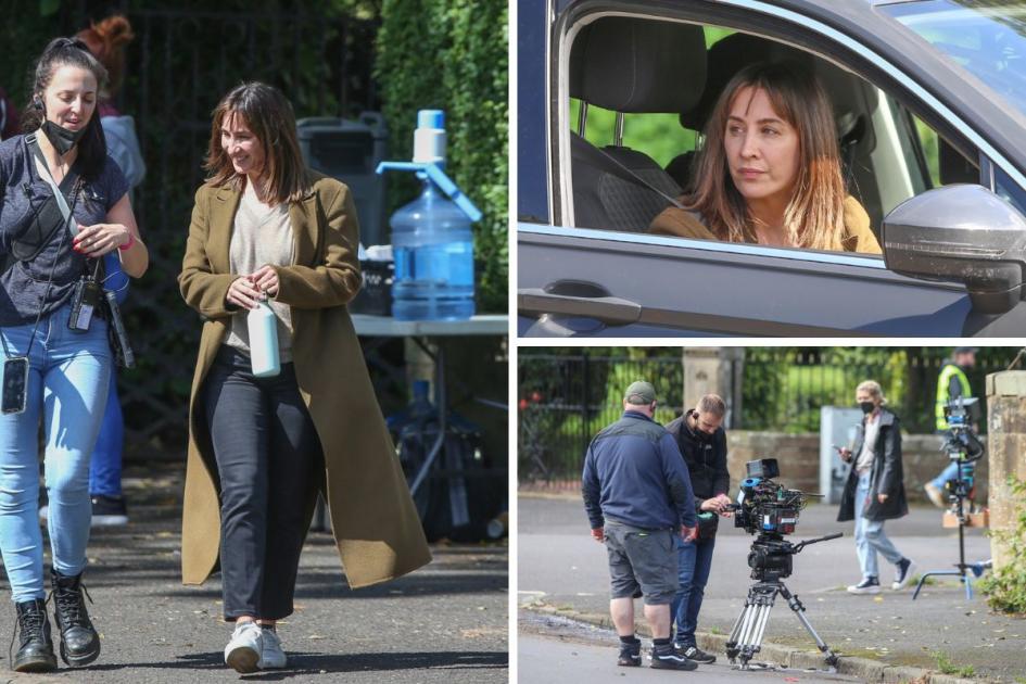 Actress Morven Christie films new drama Loss and A Return from Line of Duty makers in Glasgow