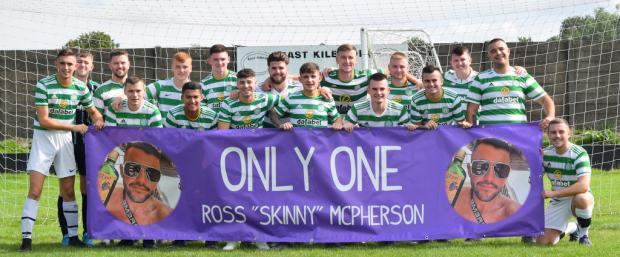 Glasgow Times: They brought a banner in memory of Ross
