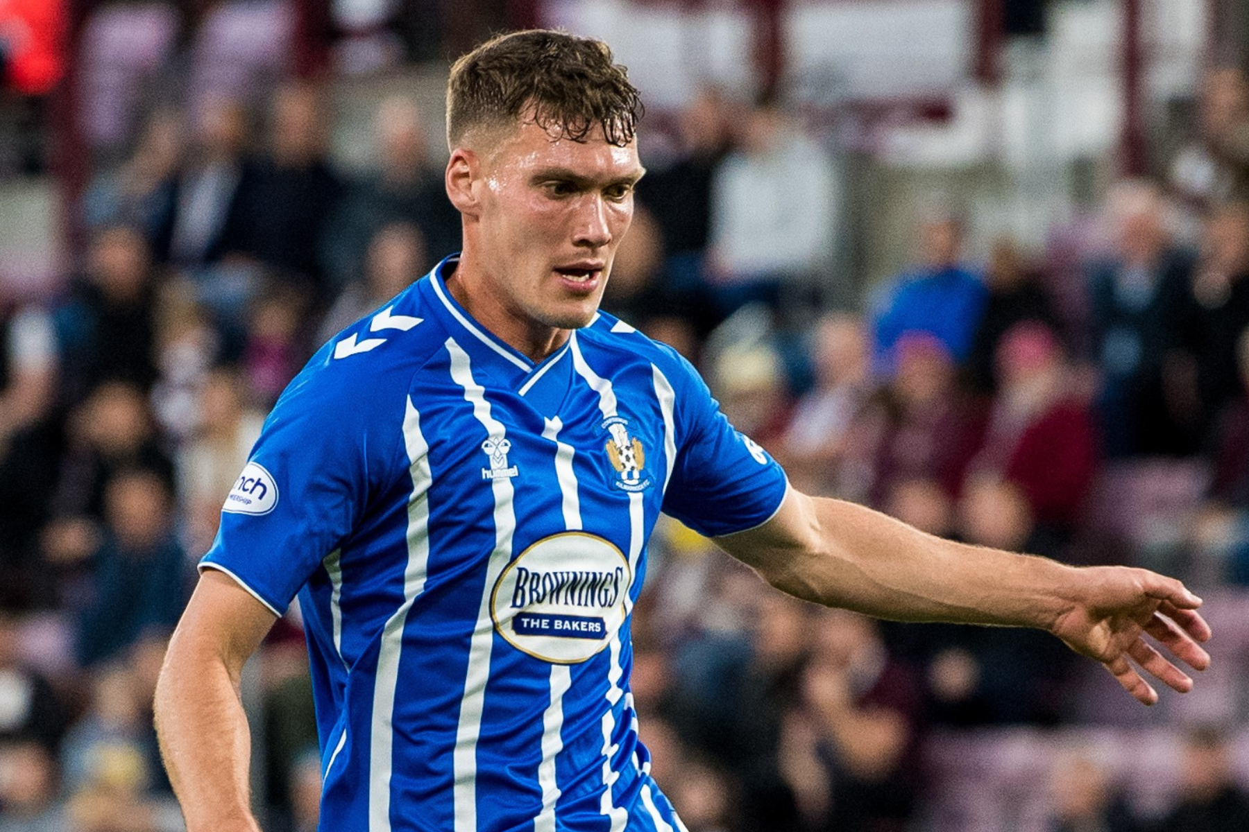 Kilmarnock defender Joe Wright enjoying playing football again after a year on the sidelines
