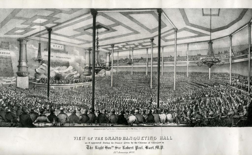 La grande salle de banquet de Glasgow qui a diverti 3500 personnes a ensuite “disparu” du jour au lendemain